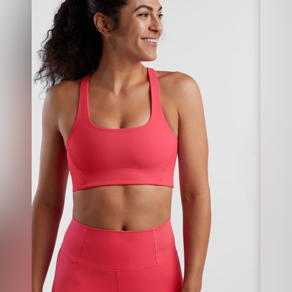 Free People Other - NWT FREE PEOPLE MOVEMENT Racer Back Sports Bra Neon Coral - Large